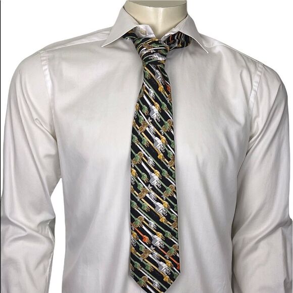 Super Fun Nicole Miller Silk Necktie - Picture 1 of 4